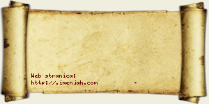 Valentina Minić vizit kartica